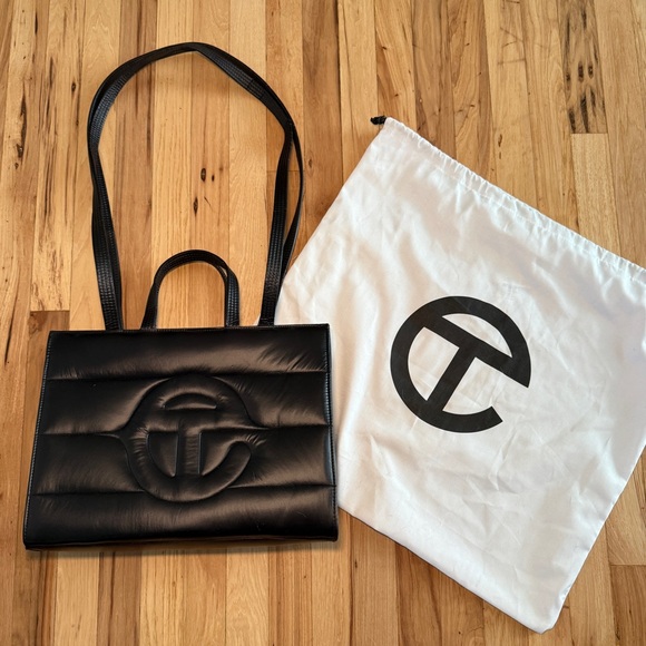 Telfar Handbags - Telfar x Moose Knuckles Medium Puff Shopper